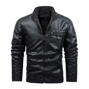 Veste de sport en cuir et toile respirante à capuche pour homme - Meilleure vente - Utilisation en extérieur - Différentes couleurs disponibles - Pakistan - Product Image 1