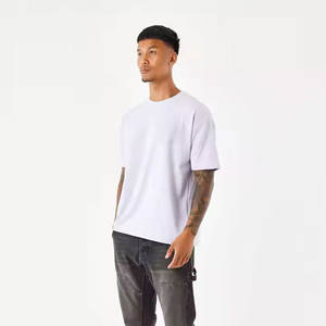 เสื้อยืดผู้ชายทรงปกติ ผ้าฝ้าย 100% คุณภาพพรีเมียม ดีไซน์ไหล่ตก พิมพ์ลายสก็อตเท่ๆ คอกลม ผ้าเจอร์ซีย์ 300 กรัม - Product Image 5