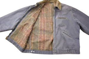 Vente en gros OEM Vestes décontractées à fermeture éclair doublées pour ouvrier en toile de poids lourd design personnalisé 2025 Veste de travailleur en coton 100% pour homme - Product Image 5