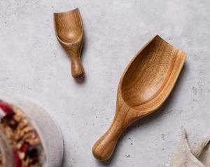 Juego de Cucharas Rústicas de Madera |   Acabado Artesanal |   Fabricante Mayorista a Granel - Product Image 2