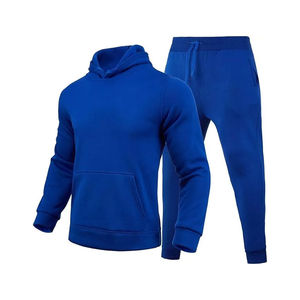 Survêtements pour hommes 2 pièces ensembles polaire survêtement jogging ensembles tenues décontractées pour hommes - Product Image 1