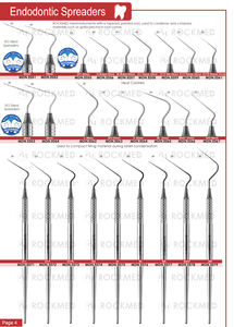 Pluggers endodónticos de Metal de resina de acero reutilizable esparcidores uso Dental fuente de alimentación Manual instrumentos quirúrgicos ROCKMED ARTE CE - Product Image 5