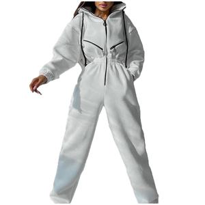 Automne deux pièces ensembles femmes survêtements surdimensionné costume 2025 hiver solide sport survêtements pour femmes 2026 - Product Image 4