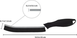 Nueva herramienta de limpieza de huecos para el hogar, cepillo de limpieza de grietas de cerdas duras, uso de baño giratorio pequeño de plástico, limpieza de ventanas de platos - Product Image 4