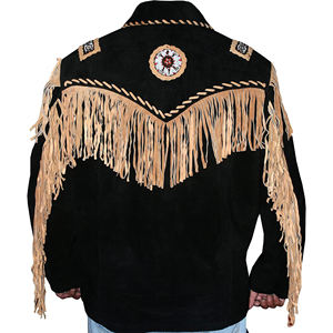 New Design Comfortable Best Selling <b>Men's</b> Fashion Leather <b>Jacket</b> Fringe <b>Jacket</b> Western <b>Jacket</b> <b>for</b> Winter Fall <b>Summer</b> Fully Lined - Product Image 2