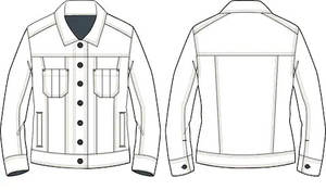 Chaqueta vaquera vintage hecha en Pakistán para hombre personalizada, mezcla de poliéster/algodón, chaqueta transpirable de invierno para exteriores, servicio OEM disponible - Product Image 5