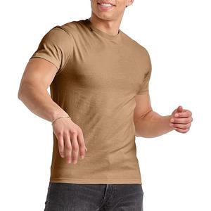 Camiseta de algodón de verano transpirable de varios colores para hombres 2025 OEM camiseta de calle informal holgada para hombres - Product Image 2