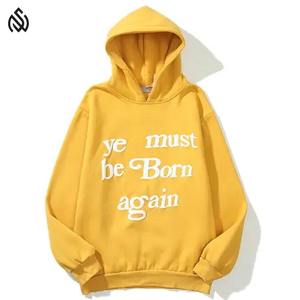 2025 tendance respirant 100% coton polaire 460 Gsm Streetwear partout impression bouffée impression à capuche pour hommes - Product Image 5