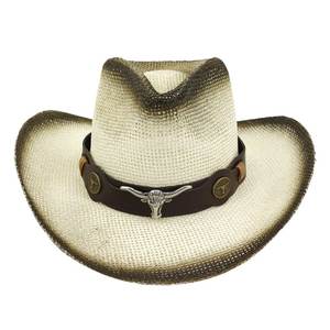 Vente en gros CHAUD Prix d'usine Conception personnalisée Chapeaux de cowboy western pour adultes avec chapeau de cowboy à large bord Chapeau d'été - Product Image 5