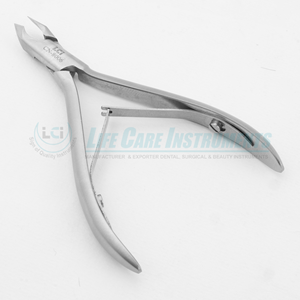 Pince à cuticules Nghia Style C01 Pince à cuticules Manche rond Tondeuse en acier inoxydable Extracteur de peau morte en acier inoxydable - Product Image 4