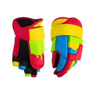 Niños diseño especial al por mayor de hockey sobre hielo de encargo de alta calidad de fabricación profesional guantes de hockey sobre hielo - Product Image 1