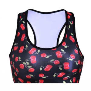 Soutien-gorge de sport par sublimation avec design sans couture, tissu à séchage rapide et sous-bande de soutien pour le sport quotidien Soutien-gorge de sport par sublimation - Product Image 4
