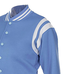 แจ็กเก็ตผ้ากำมะหยี่ขนยาวสำหรับผู้หญิงแขนยาวผ้าไนลอนขนแกะปักโลโก้ - Product Image 6