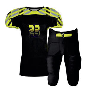 Uniformes de football américain fabriqués au Pakistan, grande taille, en tissu polyester et élasthanne, durables, unisexes, pour adultes, nom d'équipe personnalisé - Product Image 2