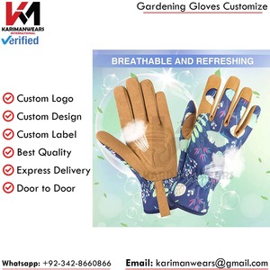 Gants en cuir résistants aux piqûres et aux coupures pour femmes, gants de sécurité pour le jardinage, le désherbage et le creusement - Product Image 3