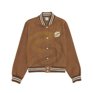 แจ็กเก็ตเบสบอลผ้าใบใส่ได้ทั้งชายและหญิงกันน้ำออกแบบได้ตามที่ต้องการสำหรับฤดูหนาว - Product Image 1