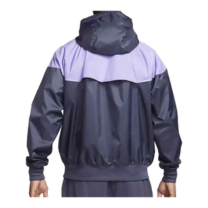 Men's Hooded Color Blocking <b>Racer</b> <b>Jacket</b> Windproof Waterproof Quick Dry Eco-Friendly Slim Fit Casual Winter Zipper Sporty - Product Image 2