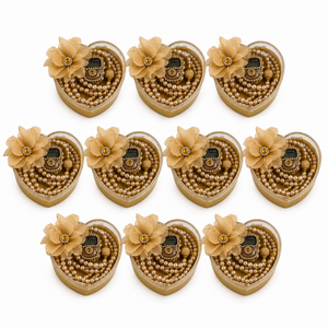 Set de Tasbih Digital Dorado con Contador, Caja de Mica en Forma de Corazón, Zikirmatic, Regalo Islámico para Bodas, Ramadán, Mevlut, Hajj, Umrah, con Empaque - Product Image 4