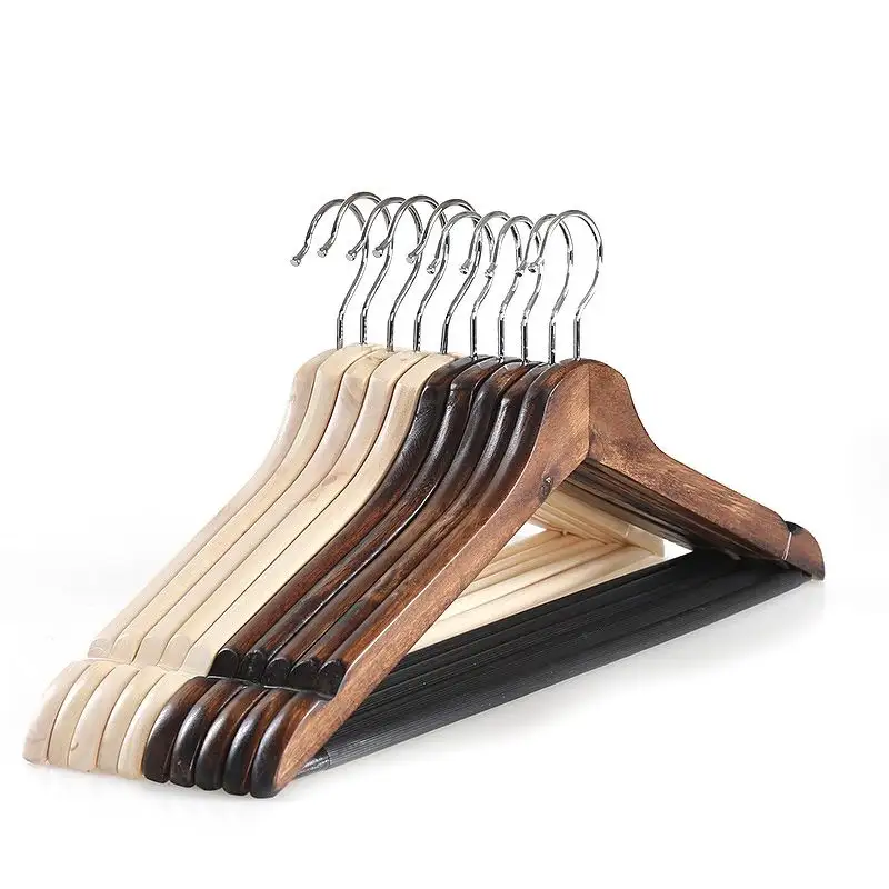 Großhandel Bulk Holz Kleiderbügel Holz Kleiderbügel mit hoher Qualität günstigen Preis
