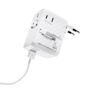 Adaptateur de voyage USB promotionnel pour une utilisation mondiale - Product Image 3