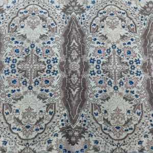 พรมตุรกี ขนาด 2.3x4.1 ฟุต (71x126 ซม.) ลายสัตว์สีน้ำเงิน พรมวินเทจ - Product Image 5