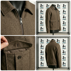 Veste en laine polaire personnalisée style streetwear automne-hiver, col rabattu, cardigan en laine tricotée, pull ample pour femme, veste en laine - Product Image 5