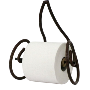 Portarrollos de Papel Higiénico de Diseño de Lujo, Montado en la Pared, Recubierto de Negro, para Baño, Portarrollos de Papel de Limpieza - Product Image 2