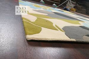 100% Nouvelle-Zélande Laine Tapis Tufté À La Main De Haute Qualité Grande Surface Conception Florale Fleurs Brillantes pour La Maison Utilisation Du Sol Salon Hall - Product Image 3