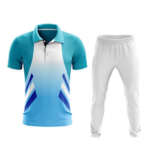 Respirant Performance légère Uniforme de cricket audacieux moderne Style classique unique Logos de sponsor de haute qualité uniforme de cricket - Product Image 1