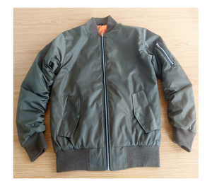 High Quality Winter Satin Varsity Bomber Jacket Custom Front Embroidery Logo Eco-Friendly Breathable Men Women Fashion - Product Image 1