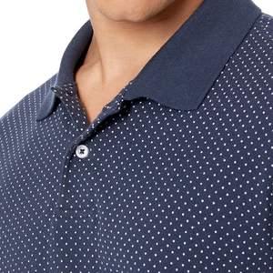 Polos de media manga con diseño de logotipo personalizado transpirable y ligero para hombre - Product Image 3