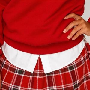 Red 1913 DST Chenille Crewneck Sweatshirt Premium Fleece Sorority Apparel Greek Delta Clothing Cozy Winter <b>Top</b> - Product Image 4