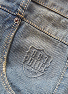 กางเกงยีนส์ผ้าแคนวาสทรงตรงเอวสูงสำหรับผู้ชาย แบบสั่งทำพิเศษ ลวดลายปักสไตล์วินเทจ ทรงหลวม น้ำหนักเบา กันน้ำ - Product Image 4