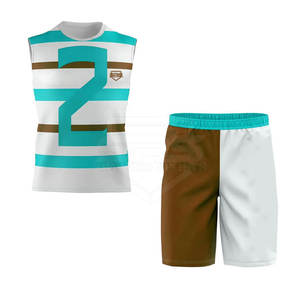 Venta caliente mejor diseño 7 en 7 uniforme logotipo personalizado ropa deportiva 7 en 7 uniforme en diferentes colores hecho en Pakistán - Product Image 2