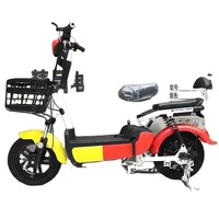 Vélo électrique E-Bike longue portée, haute vitesse, moteur sans balais, écran, cadre en acier, batterie au plomb-acide et au lithium