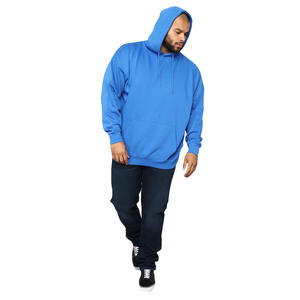 Haute qualité hiver arrivée hommes bleu 300 GSM polaire bleu pull à capuche avec poche kangourou à vendre à bas prix - Product Image 5