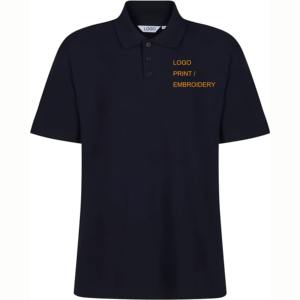 Polo de hombre uniforme de algodón y poliéster al por mayor polo con logotipo bordado impresión personalizada para hombre - Product Image 3