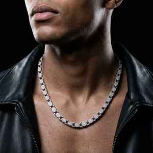 สร้อยคอแฟชั่นแบบเลเยอร์ เงินแท้ 925 ลาย Cuban Link ช่วยเพิ่มสไตล์ของคุณอย่างง่ายดาย - Product Image 4