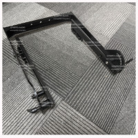 Adaptateur de poteau de fixation GYIMPEX professionnel pour enceinte Line Array LA24, cadre de montage en acier inoxydable, pare-chocs de suspension