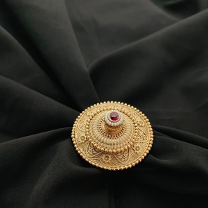 Designer Trendy Beautiful Antique Finish Adjustable <b>Ring</b> In Gold Polish Adjustable Finger <b>Ring</b> for Women and <b>Girls</b> Party Wear - Product Image 1