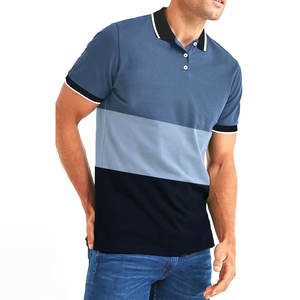 Polo pour hommes sur mesure OEM Nouveau design de vêtements de haute qualité à manches courtes de couleur unie - Product Image 2
