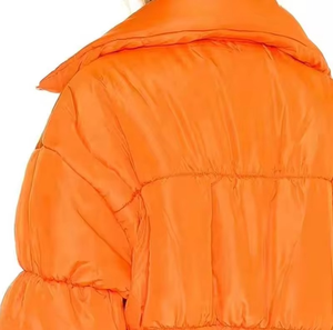 Nueva chaqueta acolchada para mujer en invierno, chaquetas para mujer, abrigos largos de invierno de talla grande, chaqueta acolchada de invierno, cuello vuelto para mujer - Product Image 4