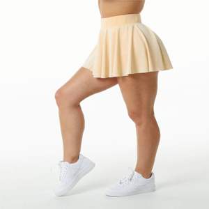 Jupe en Jersey 100% Polyester pour femme, jupe en maille doublée de Compression, taille haute et courte doublée de Compression - Product Image 4