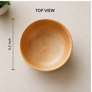ชามไม้สำหรับเสิร์ฟ ล้างด้วยมือเท่านั้น อุปกรณ์รักษ์โลก - Product Image 3