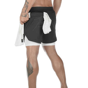 Low Price Breathable Wear <b>Men</b> Fitness <b>Shorts</b> Cotton Polyester Made Customized Fitness <b>Shorts</b> - Product Image 3