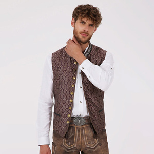 Nouveau meilleur prix de vente hommes Oktoberfest Trachten gilet traditionnel réversible hiver chaud haute qualité gilet sur mesure - Product Image 2