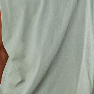 Chaleco lavado gris 100% algodón estampado digital ropa de gimnasio camiseta sin mangas cortada camiseta sin mangas personalizada camiseta sin mangas hombres - Product Image 6