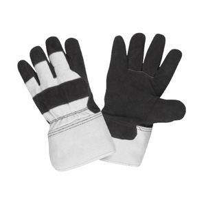 Vente en gros à chaud de gants de travail en cuir protection de la sécurité des mains vache fendue anti-coupure anti-dérapant respirant gants en cuir pour hommes - Product Image 1