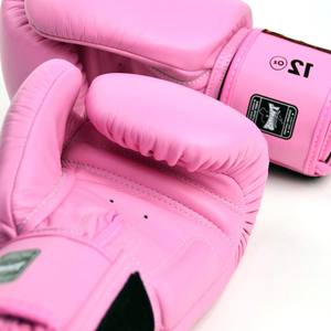 Professional Full Grain Leather Lightweight Boxing Gloves with Hand Grips and <b>Hook</b> Loop Closure for Sanda Training <b>Outdoor</b> Use - Product Image 5