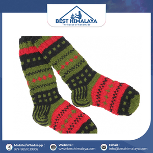 Calcetines de lana merina hechos a mano, hechos a mano, disponible en el precio más bajo - Product Image 6